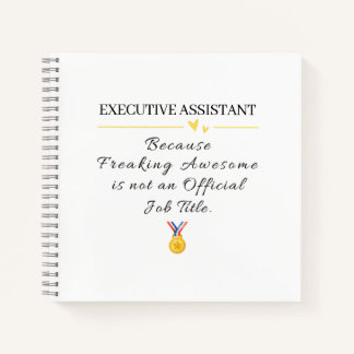 Cuaderno Agradecimiento a Asistente Ejecutivo