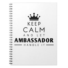 Cuaderno agradecimiento a la marca Ambassador