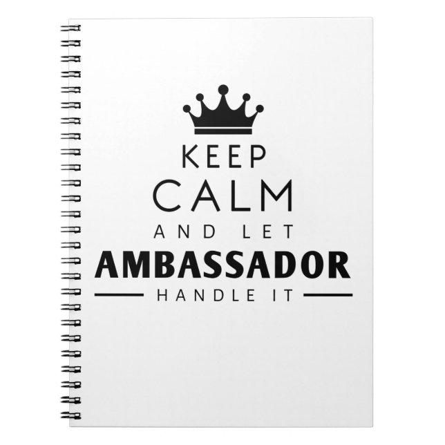 Cuaderno agradecimiento a la marca Ambassador (Frente)