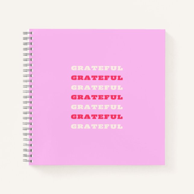 Cuaderno Agradecimiento, Agradecimiento, Gratitud Cita, Ros (Anverso)