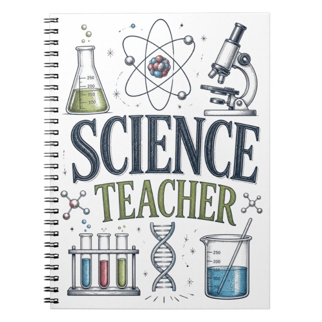 Cuaderno Agradecimiento al Profesor de Ciencias (Frente)