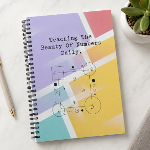 Cuaderno Agradecimiento al profesor de matemáticas   La bel