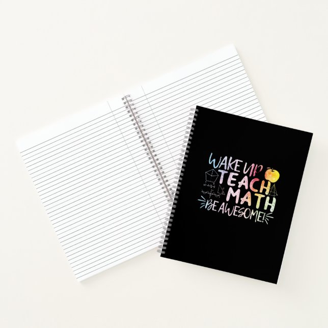 Cuaderno Agradecimiento al profesor de matemáticas - Sé inc (Interior)