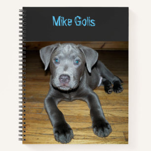 Cuaderno Agrega la foto de tu perro mascota