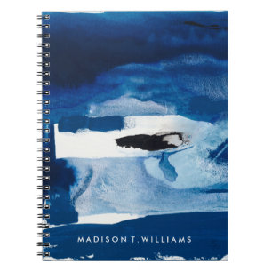 Cuaderno Agrega tu nombre   Blue Amore II