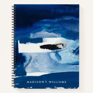 Cuaderno Agrega tu nombre   Blue Amore II