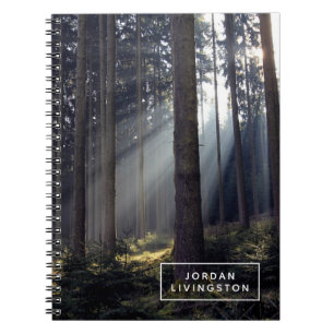 Cuaderno Agrega tu nombre Bosque de Baviera