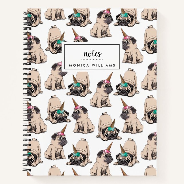 Cuaderno Agrega tu nombre | Cachorros | La aspiración a uni (Anverso)