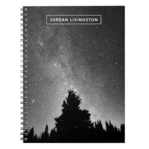 Cuaderno Agrega tu nombre Cielo nocturno