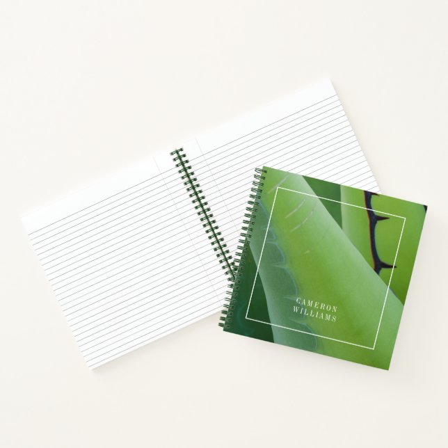 Cuaderno Agrega tu nombre | Cierre De Agave (Interior)