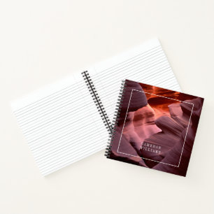 Cuaderno Agrega tu nombre Formaciones del Cañón Antelope