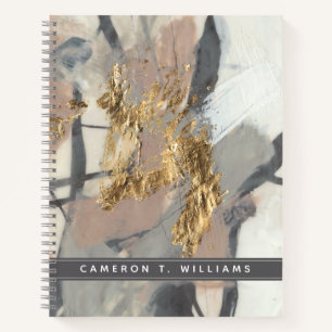 Cuaderno Agrega tu nombre   Golden Rubor