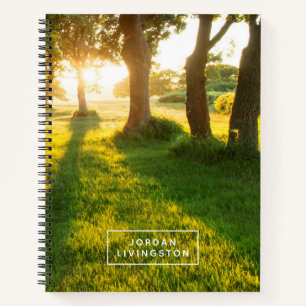 Cuaderno Agrega tu nombre Jardín De Los Robes De Edén