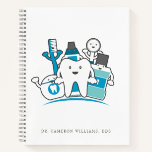 Cuaderno Agrega tu nombre   La Banda De Los Dientes Limpios