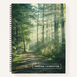 Cuaderno Agrega tu nombre Mañana soleado de octubre en Ha