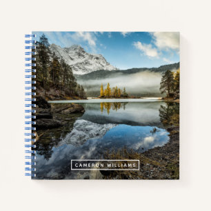 Cuaderno Agrega tu nombre Morning Mood Lago Eibsee