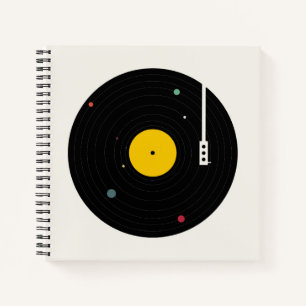 Cuaderno Agrega tu nombre Música por todas partes Flor