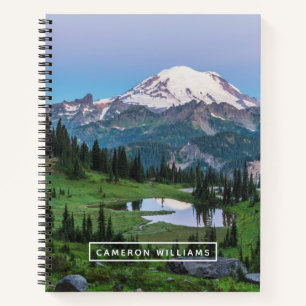 Cuaderno Agrega tu nombre Parque nacional Monte Rainier