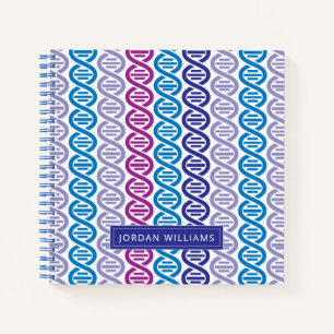 Cuaderno Agrega tu nombre   Patrón de ADN