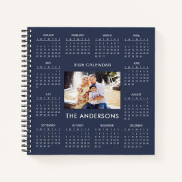 Cuaderno Agrega tu propia foto familiar Calendario 2026 | 