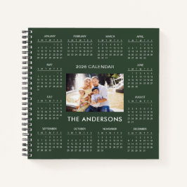 Cuaderno Agrega tu propia foto familiar Calendario 2026 | 