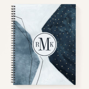 Cuaderno ¡Agrega tus iniciales   Abstracción adyacente