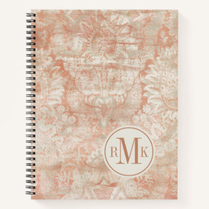 Cuaderno ¡Agrega tus iniciales   Garnet Weft