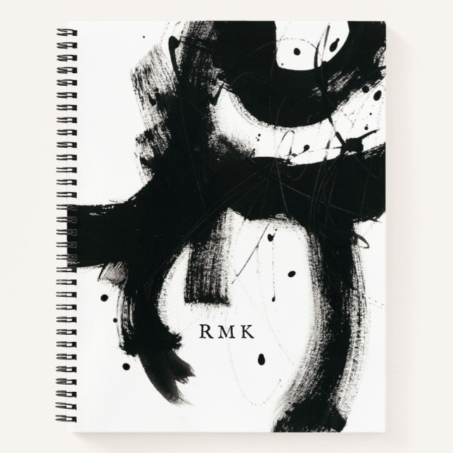 Cuaderno ¡Agrega tus iniciales | Onyx Gesture (Anverso)