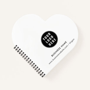 Cuaderno Agregar empleados corporativos con logotipo comerc