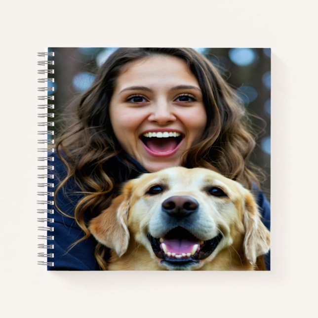 Cuaderno Agregar foto de Labrador Retriever Personalizar (Anverso)