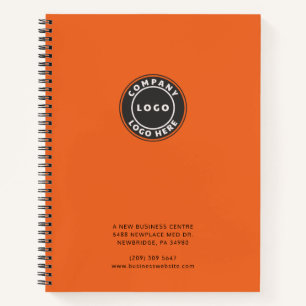 Cuaderno Agregar logotipo de empresa compañeros de oficina 