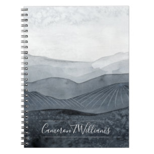 Cuaderno Agregar su nombre Blustering Gray Valley