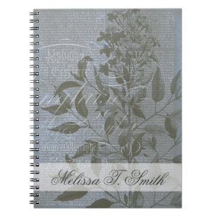 Cuaderno Agregar su nombre Fleur de Bleu I
