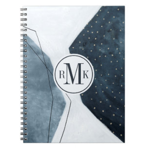 Cuaderno Agregar sus iniciales  Abstracción adyacente