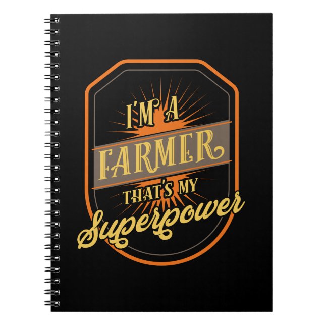 Cuaderno Agricultor de agricultura (Frente)
