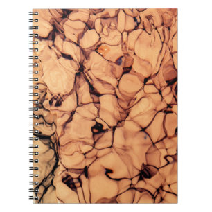 Cuaderno Agua azul esparcido invertida