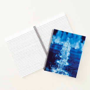 Cuaderno Agua cristalina en movimiento