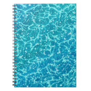 Cuaderno Agua de mar azul con paracaídas