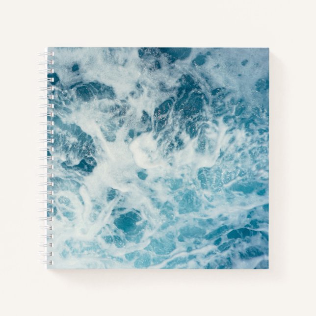 Cuaderno Agua del Mar Azul (Anverso)