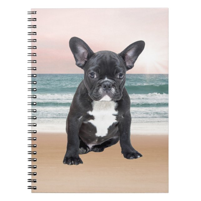Cuaderno Agua dulce de Bulldog francés (Frente)