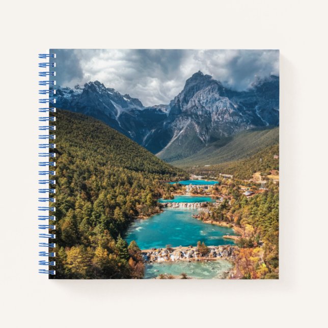 Cuaderno Agua | Lago Blue Moon, China (Anverso)