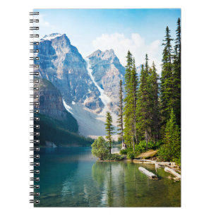 Cuaderno Agua Lago Moraine, Canadá