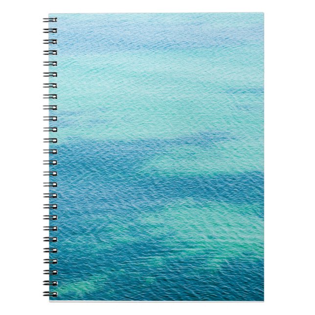 Cuaderno Agua marina de superficie (Frente)
