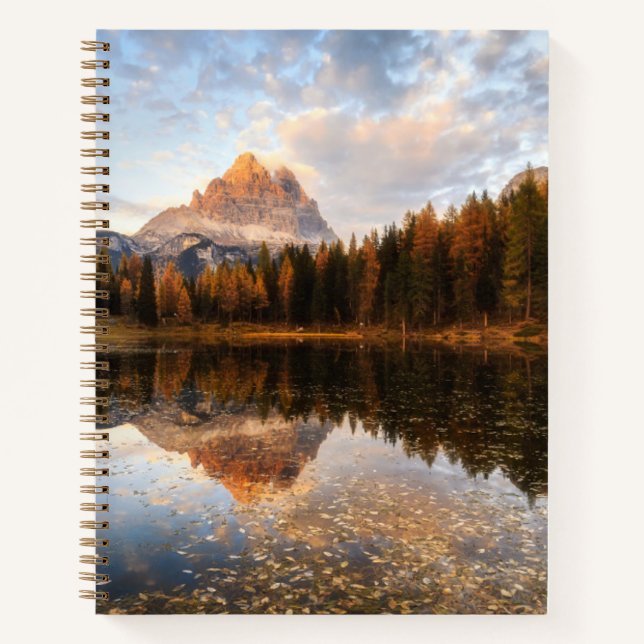Cuaderno Agua | Tre Cime Di Lavaredo Italia (Anverso)