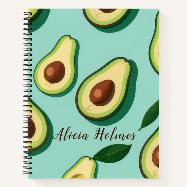 Cuaderno Aguacado Bliss (Anverso)