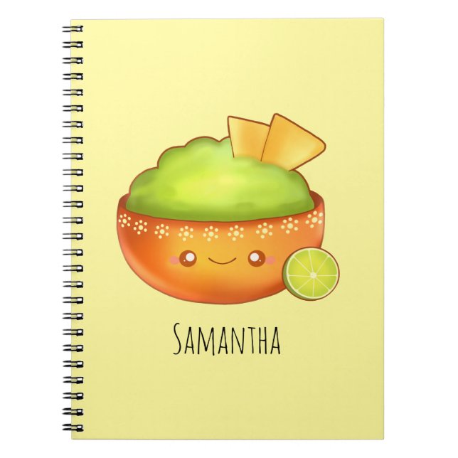 Cuaderno Aguacamole Y Chips De Tortilla (Frente)