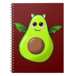 Cuaderno aguacate de murciélago