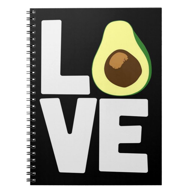 Cuaderno Aguacate Love Vegan ,Cute Aguacate Lover Regalo (Frente)
