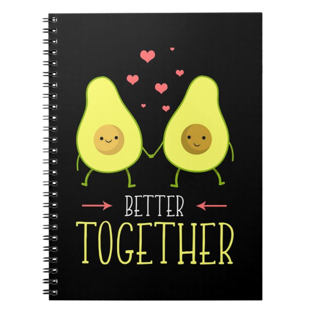 Cuaderno Aguacate mejor juntos (Frente)