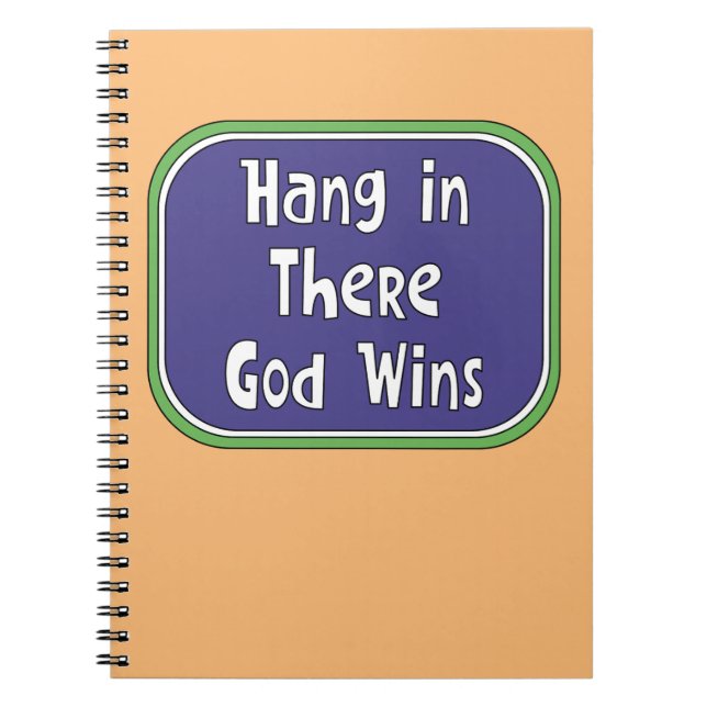 Cuaderno Aguanta - Dios Gana (Frente)